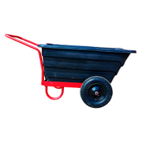 Тачка 350 л антиударная колесо пневмо премиум 4.00/8 Слон