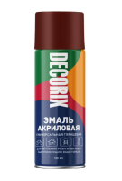 Эмаль акриловая универсальная коричневый глянцевый 520 мл DECORIX