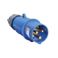 Вилка на кабель 16А 220В 2P+PE