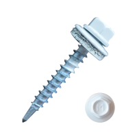 Саморез кровельный Daxmer 4,8*35 белый RAL 9003 сверло №1