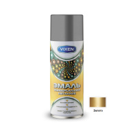 Эмаль  универсальная металлик, золото 520мл VIXEN