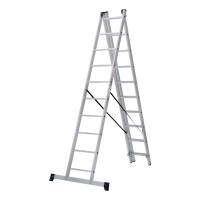 Лестница алюминиевая трехсекционная NV1230 3х14 ст (3,52х6,55х9,45) Новая высота