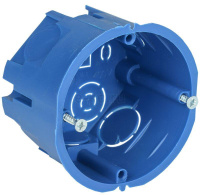 Коробка уст. d68x45 для твердых стен с саморезами С3 IEK