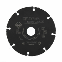 Диск отрезной карбид вольфрамовый 125*1,7*22,23 Super Wood Hilberg