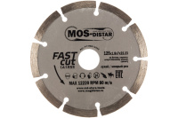 Диск алмазный 125*1,8*22,23*7  1A1RSS сухой рез Fast Cut (Быстрый рез) MOS-Distar