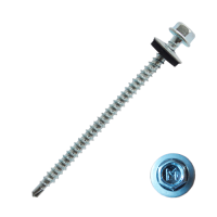 Саморез кровельный Daxmer 4,8*80 цинк сверло №1