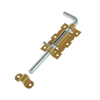 Задвижка дверная ЗД-110-Гб-SL бр.металлик/цинк