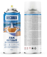 Лак яхтный акриловый бесцветный глянцевый 520 мл DECORIX