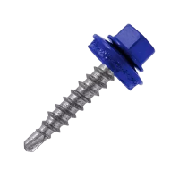 Саморез кровельный Daxmer 4,8*35 ультрамарин синий RAL 5002 сверло №1