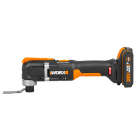 Реноватор аккумуляторный, 20В, 2Ач х1, ЗУ 2А, кейс WORX