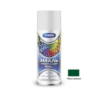 Эмаль  универсальная  темно-зеленый (RAL 6002)  520мл VIXEN