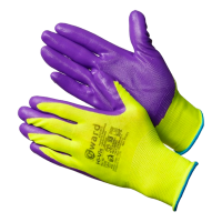 Перчатки нейлоновые с нитриловым покрытием, р.9 GWARD Fiesta VIOLET