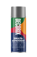 Эмаль акриловая универсальная серебристый глянцевый 520 мл DECORIX
