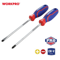 Набор отверток CR-V 2 шт, PH2*150 мм, 6*150 мм WORKPRO