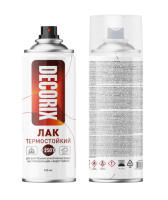 Лак термостойкий +250°С бесцветный глянцевый 520 мл DECORIX