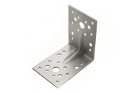 Уголок крепежный 90*90*65*2,5 мм УСИЛЕННЫЙ оцинк.