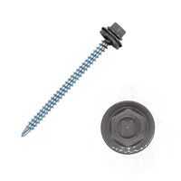 Саморез кровельный Daxmer 4,8*70 серый RAL 7004 сверло №1