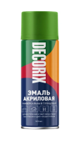Эмаль акриловая универсальная ярко-зеленый глянцевый 520 мл DECORIX