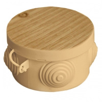 Коробка распред.D65х40 мм ОУ IP54 сосна, с крышкой, 4 входа, инд. TDM