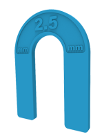 Подкова многоразовая 2,5 мм 50 штук DECOR