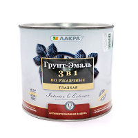 Грунт-эмаль 3 в 1 Лакра Зеленый мох 1,7кг Л-С