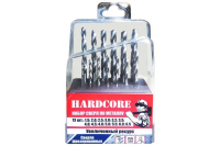 Набор сверл по металлу 13шт.(1,5-6,5 через 0,5мм, 3,2, 4,8мм) Hardcore
