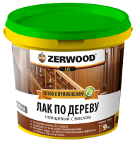 Лак с воском для дерева Zerwwod LD 0,9 кг