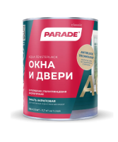 Эмаль Окна & Двери полуглянц. 0,9л PARADE