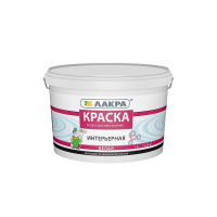 Краска акриловая интерьерная Лакра Белоснежный 3кг