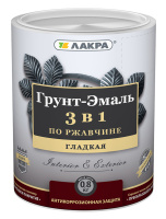 Грунт-эмаль 3 в 1 Лакра Зеленый 1,7кг Л-С