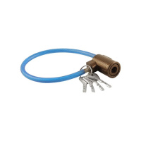 Замок навесной с тросом 