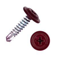 Саморез ПШС Daxmer 4,2х19 винно-красный RAL 3005