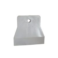 Шпатель резиновый белый 60 мм