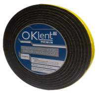 Уплотнитель самоклеящийся саморасширяющийся 15х40 4 м OKlent Premium