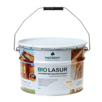 Антисептик PROSEPT BIO LASUR лессирующий защитно-декоративный Бесцветный 9л