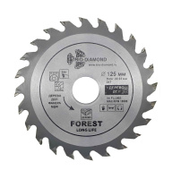 Диск пильный 125*22,23*24Т Forest Long Life Trio-Diamond
