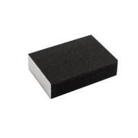 Губка абразивная 100х70х25 мм Р180 (четырехсторонняя шлифовальная) Bohrer