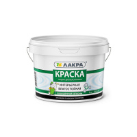 Краска акриловая интерьерная влагостойкая Лакра Белоснежный 14кг