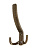 Крючок-вешалка №11 пол.бронза