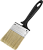 Кисть плоская Хит 35 мм, нат. светлая щетина, желтая пласт. ручка
