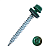 Саморез кровельный Daxmer 4,8*50 темно-зеленый RAL 6005 сверло №1